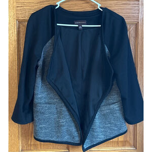 Women's DANA BUCHMAN Black & Gray Blazer Size 10